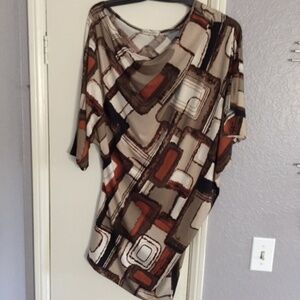 Mahina asymmetrical stretch mini dress M